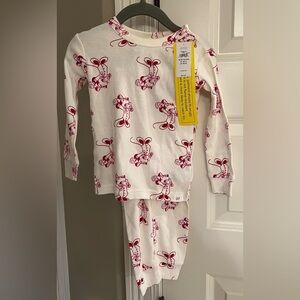 NWT GAP Minnie Mouse Pajama Set, 18-24 mo